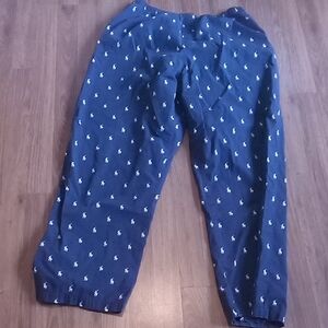 Polo by Ralph Lauren Navy Blue Sweatpants with White Logo